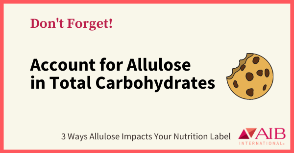 Tip #2: Don't forget to account for allulose in total carboydrates
