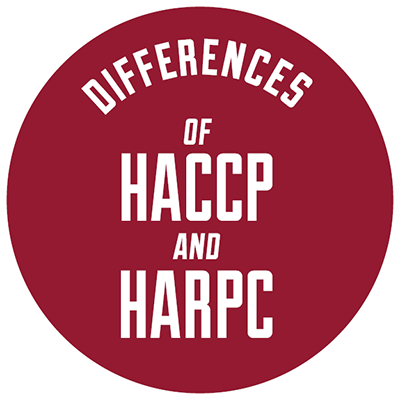Differences of HACCP and HARPC