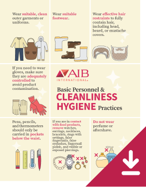 Prácticas básicas de higiene y limpieza del personal